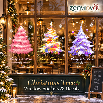 zenviovo™ Complete Christmas Window Sticker Collection