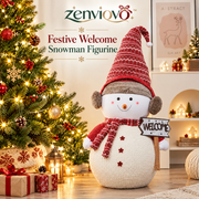 zenviovo™ Handcrafted Christmas Snowman Family