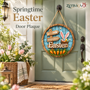 zenviovo™ Happy Easter Hanging Sign