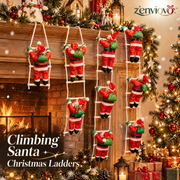 zenviovo™ Interactive Tree Hanging Santa