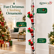 zenviovo™ Interactive Tree Hanging Santa