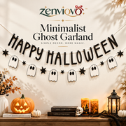 zenviovo™ Cute Cartoon Halloween Banner
